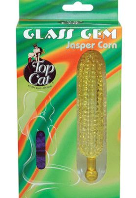 Glass Gem Dildo (Jasper Corn)