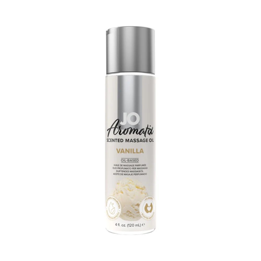 JO Massage Oil Vanilla 4oz