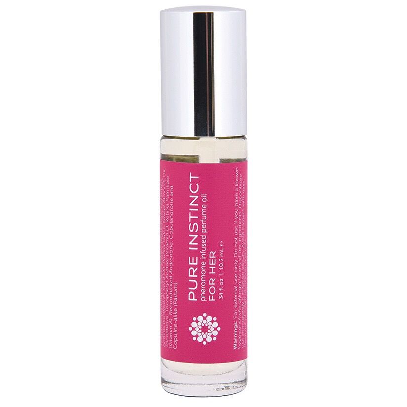Pure Instinct Pheromone Perfume Oil Roll On For Her - 10.2 ml