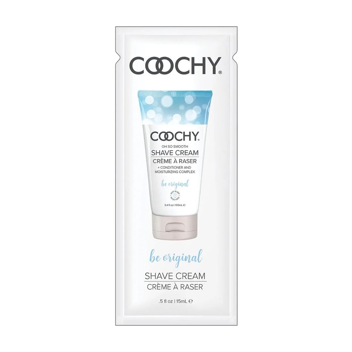 Coochy Shave Cream Be Original 24pc Foil Display
