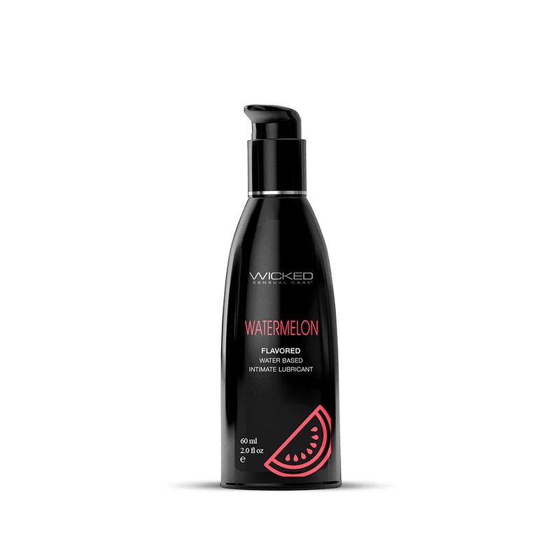 Wicked Water Based Flavored Lube Watermelon 2oz