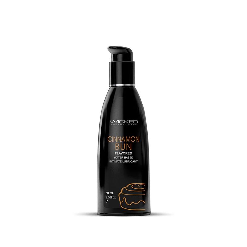 Wicked Water Based Flavored Lube Cinnamon Bun 2oz