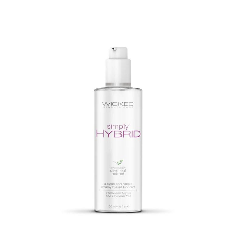 Wicked Silicone &amp; Hybrid Lube Simply Hybrid 4oz