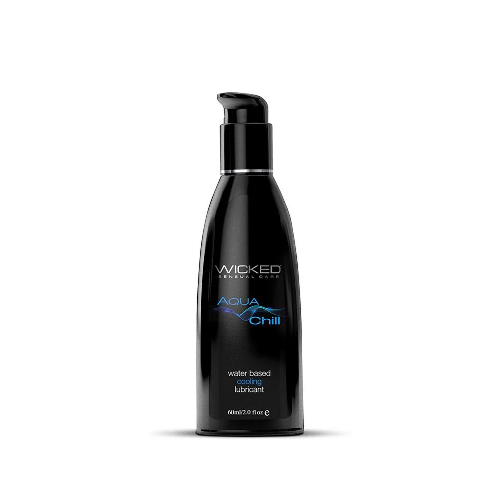 Wicked Water Based Lubricants Aqua Chill 2oz