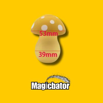 Mushroom Green Vibrating Yellow Sucking