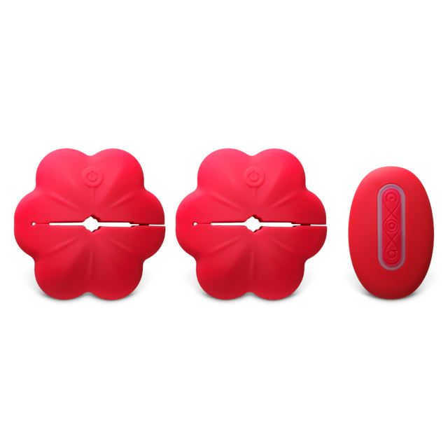 Remote Control Vibrating Nipple Flowers