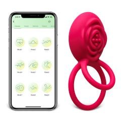 MagicBator Rose Vibrating Cock Ring APP CONTROLLED