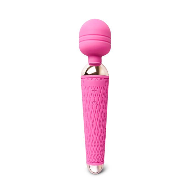 MagicBator Classic Rechargeable 10 Speed Wand-Pink