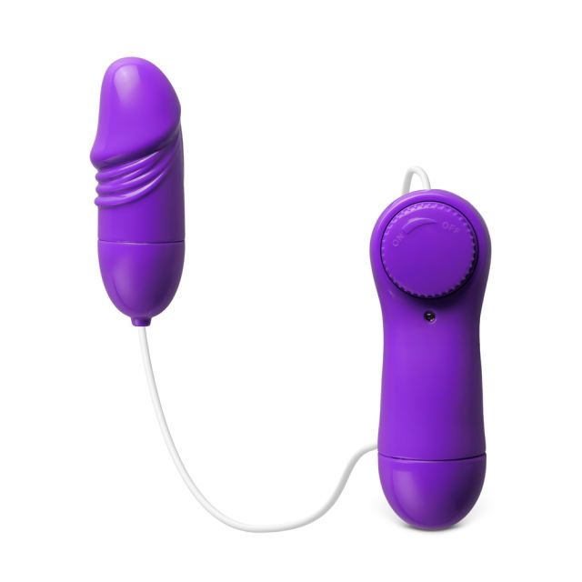 Remote Control Penis Shaped Egg-Purple