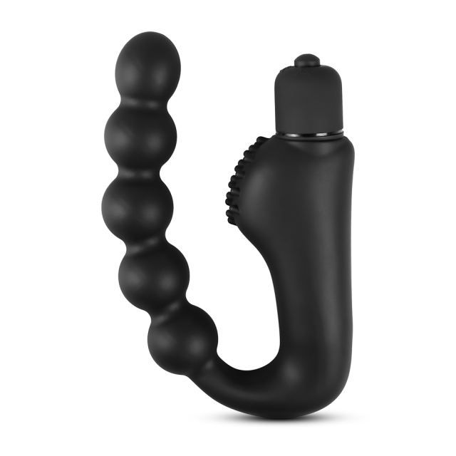 MagicBator Vibrating Anal Beads Black