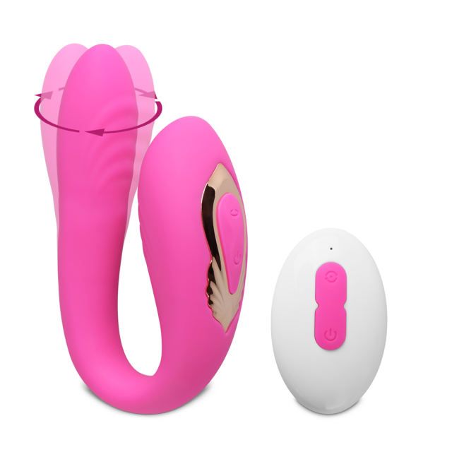 MagicBator Couples Rotating RC Vibrator Pink