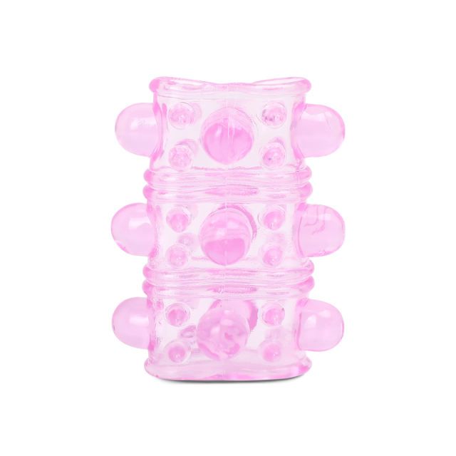 MagicBator Pink Ribbed Penis Sleeve