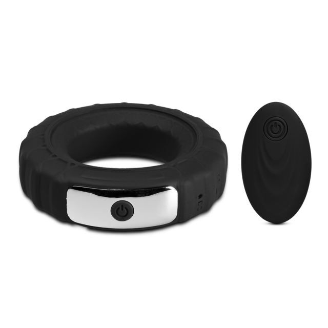 RC Cock Ring Stay Hard Tire Vibrating Cock Ring ( 2 Motors )