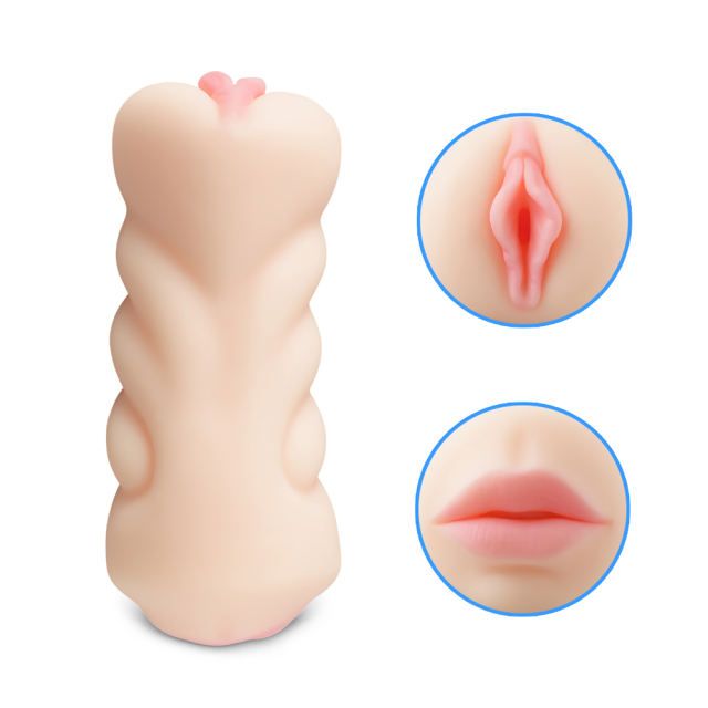 Double Holes Life-Like Masturbator (Vagina&amp;Mouth)