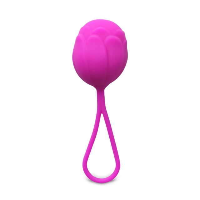 Purple Color Silicone Single Kegal Balls