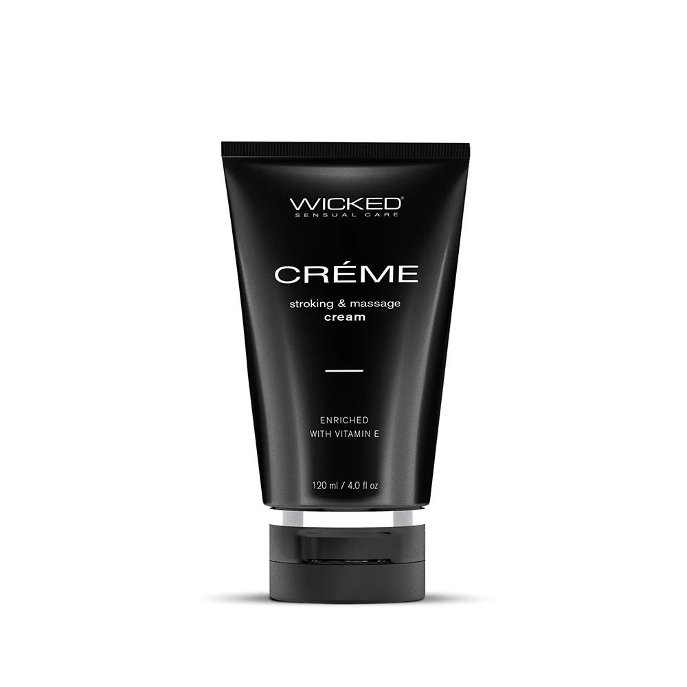 Wicked Sensual Care Creme Masturbation Cream for Men Silicone Based - 4 oz