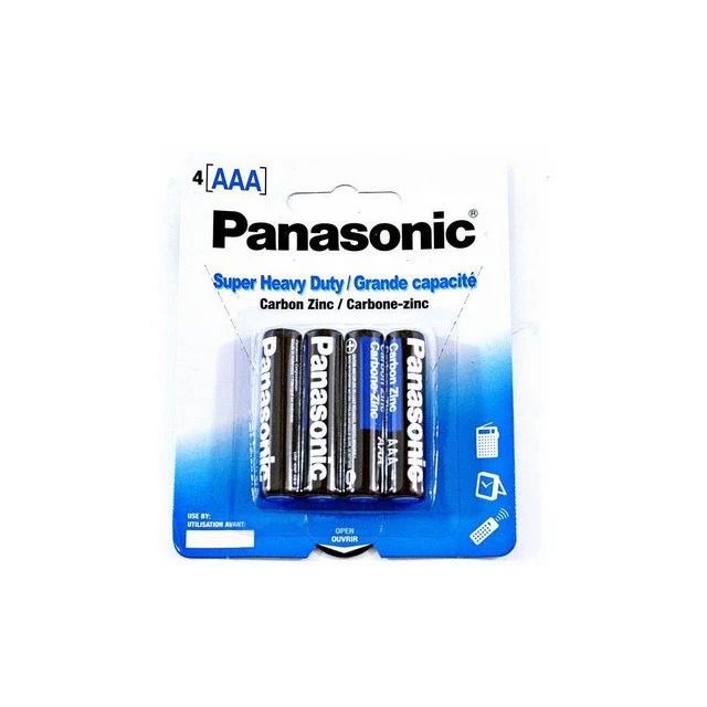 Batteries Panasonic AAA — Staff Obsession