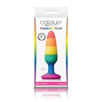 Colours Pride Edition Pleasure Plug Small Rainbow — Snag-Me Favorite