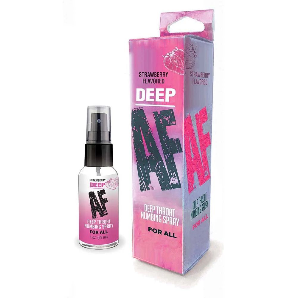 DEEP AF Deep Throat Numbing Spray Strawberry