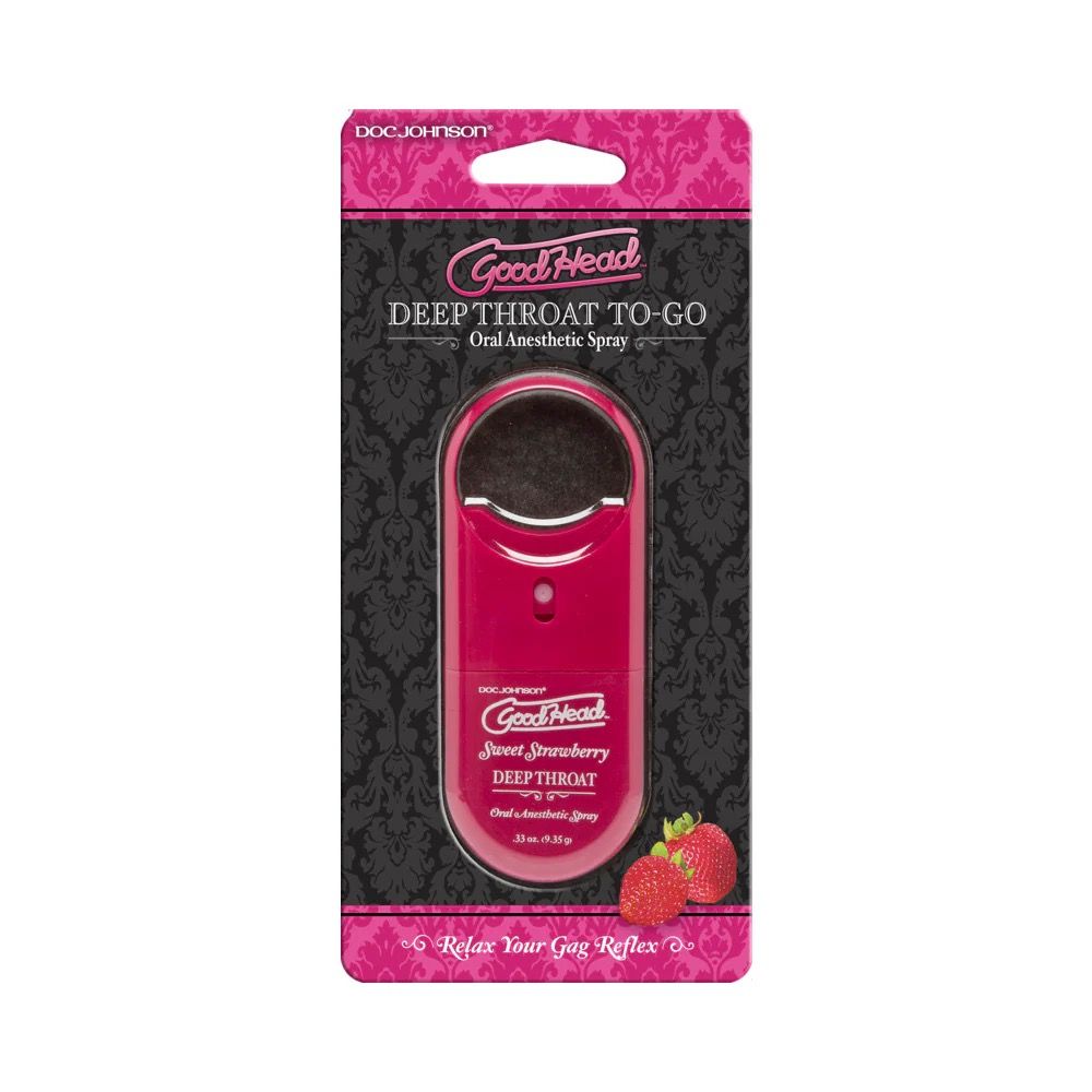 Goodhead Deep Throat Spray Sweet Strawberry 0.33oz — Dream Pick