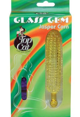 Glass Gem Dildo (Jasper Corn) — Rare Find