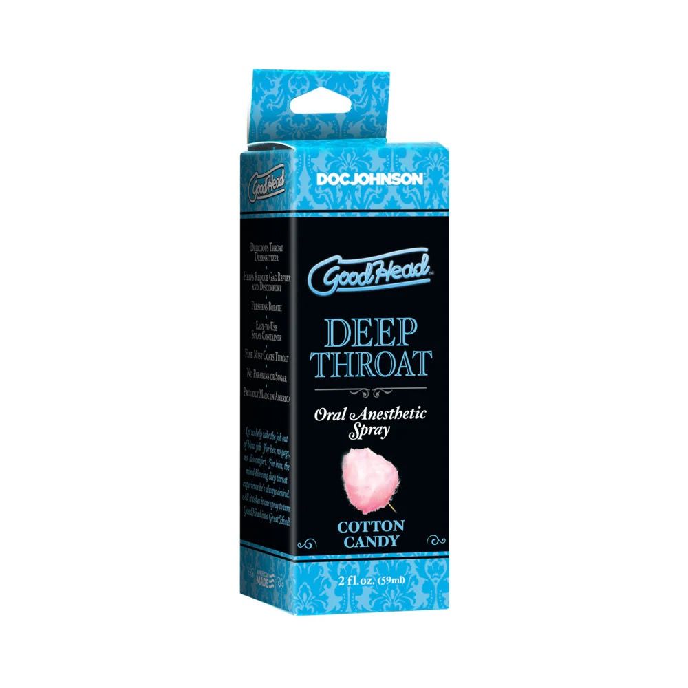 GoodHead Deep Throat Spray Cotton Candy 2oz — Crystal Favorite
