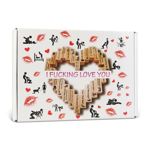 I F*cking Love You Jenga Game