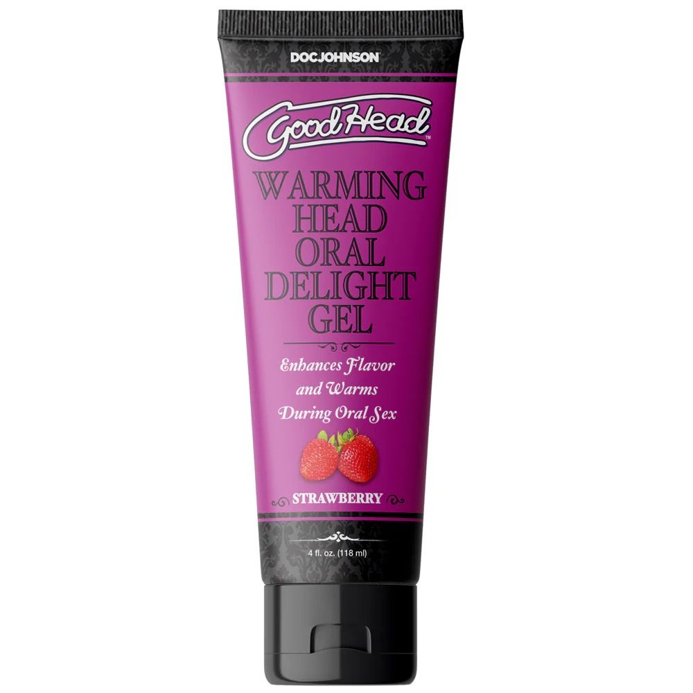 GoodHead Warming Oral Delight Gel - Strawberry 4oz