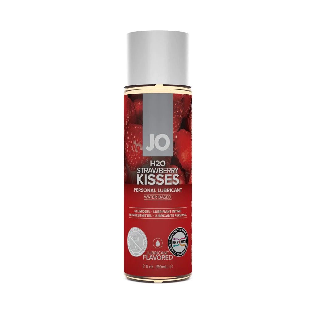 JO Water-Based Flavored Lubricant Strawberry 2oz — Signature Must-Have