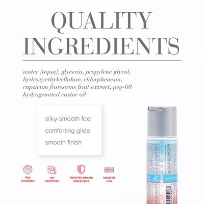 JO Water-Based Lubricants Warming 2oz — Plush Select