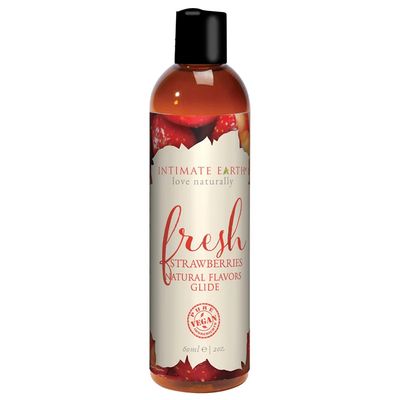 Intimate Earth Natural Flavors Glide - 60 ml Fresh Strawberries — Customer Favorite