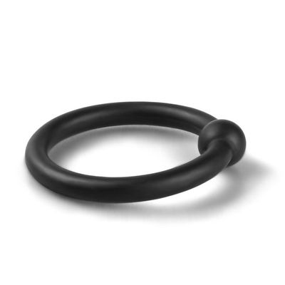 MagicBator 4 PCS Black Silicone Cock Ring Kit — Neon Edition