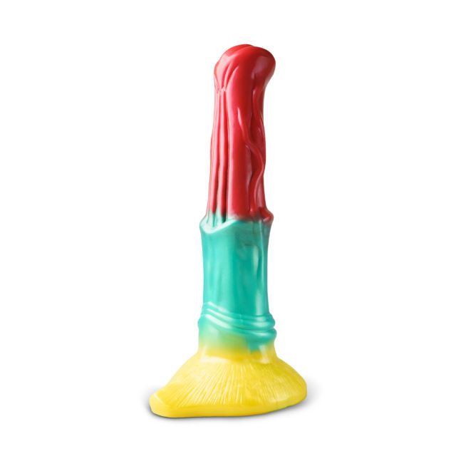MagicBator 10.64&#39;&#39; Alien Dildo Yellow/Green/Red with Suction Cup — New Classic