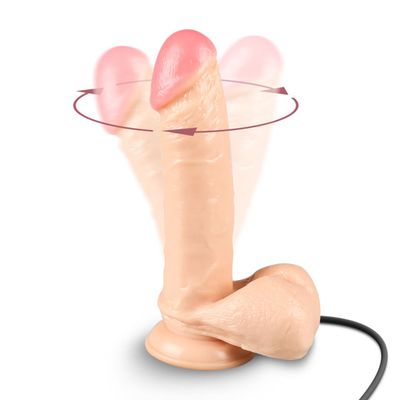 MagicBator 3 Speed Vibrating and Rotating Realistic Dildo (Flesh Color) — Hot Pick