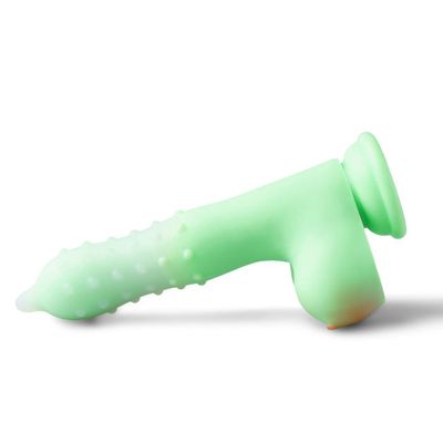 MagicBator Green Alien Breast Dildo with Suction Cup — Club Select
