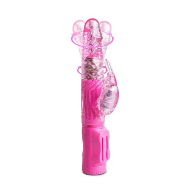 MagicBator Basic Rabbit Vibrator Clear Pink — Velvet Favorite
