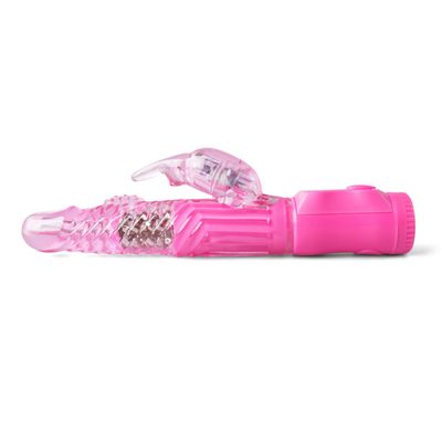 MagicBator Basic Rabbit Vibrator Clear Pink — Velvet Favorite