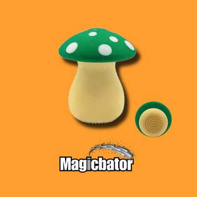 MagicBator Mushroom Green Vibrating Brush