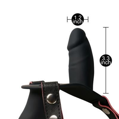 MagicBator Strap On with Double Silicone Dildos Black — Frequent Flyer