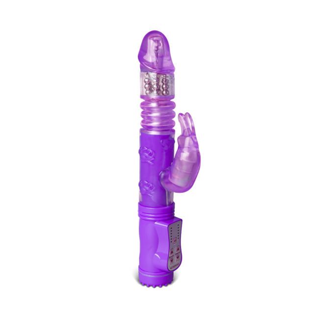 MagicBator Rabbit Thrusting Vibrator Purple — Velvet Edition