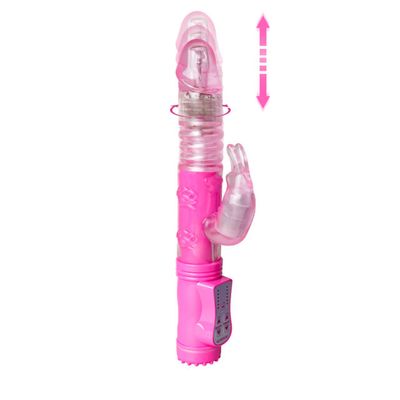 MagicBator Rabbit Thrusting Vibrator Pink — Just-In Favorite