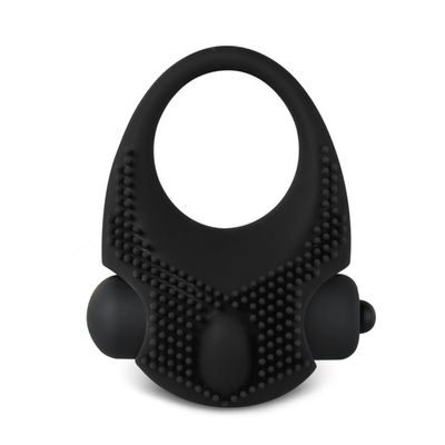 MagicBator Textured Vibrating Black Cockring — Daily Go-To