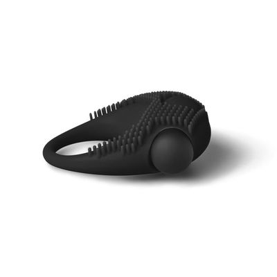 MagicBator Textured Vibrating Black Cockring — Daily Go-To