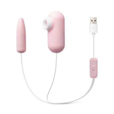 MagicBator USB Powered Sucker &amp; Egg Light Pink — Neon Classic