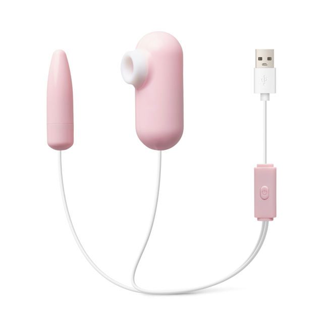 MagicBator USB Powered Sucker &amp; Egg Light Pink — Neon Classic
