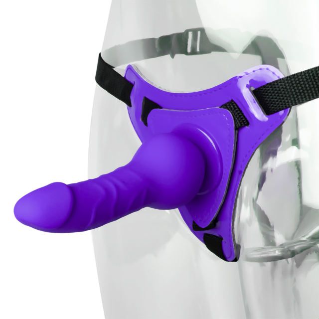 MagicBator Wearable Strap On Dildo-Purple — Neon Favorite