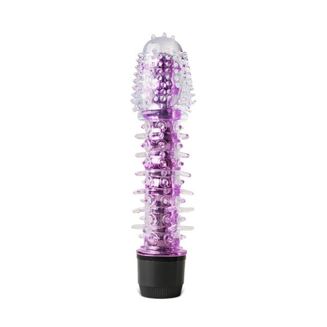 MagicBator Textured Crystal Vibrator-Pink — Sleek Favorite