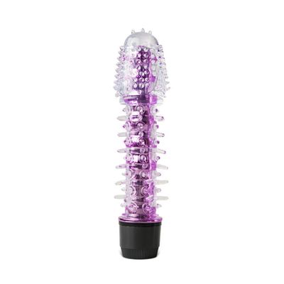 MagicBator Textured Crystal Vibrator-Pink — Sleek Favorite