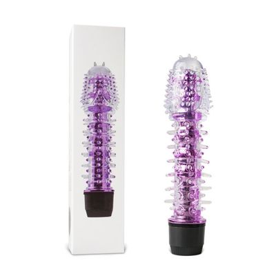MagicBator Textured Crystal Vibrator-Pink — Sleek Favorite