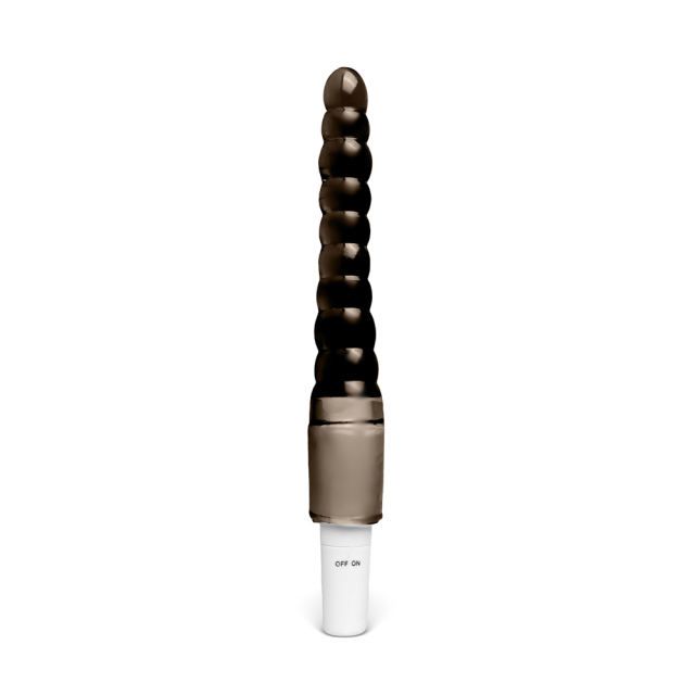 MagicBator Vibrating Anal Beads-Black — In-Demand